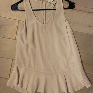 Joie Cosma Peplum silk tank S